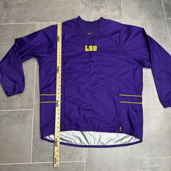 Nike LSU Pullover Windbreaker Large - Picture 7 of 12